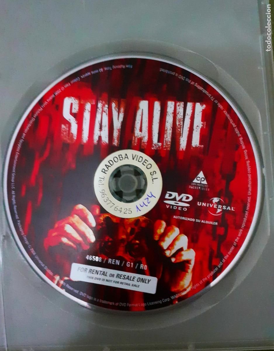 Kino: STAY ALIVE - THE PLAGUE (EL SUE&Ntilde;O DE LA MUERTE). CINE EN DVD. COLECCION.