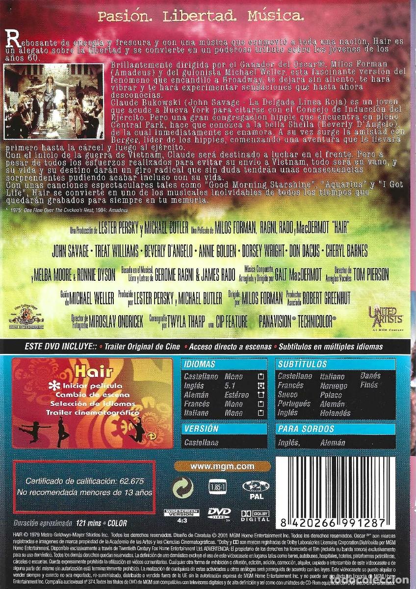 Cine: HAIR (DVD) ................ - Foto 2