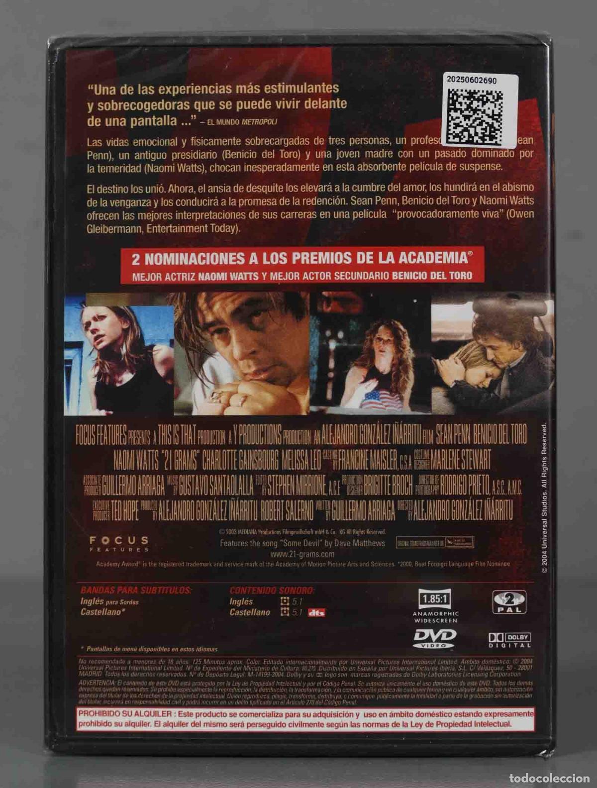 Cine: DVD. 21 GRAMOS. PRECINTADO - Foto 2