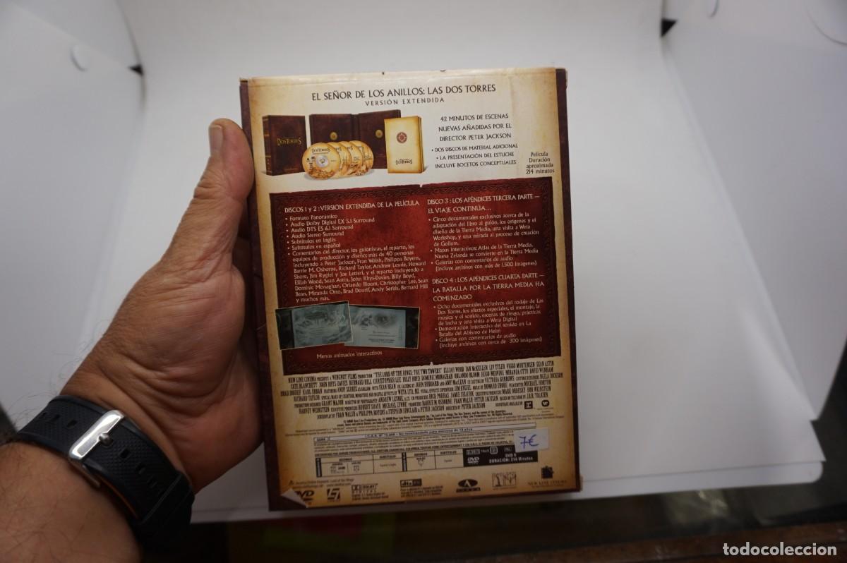 Cine: DVD - EL SE&Ntilde;OR DE LOS ANILLOS - LAS DOS TORRES - VERSION EXTENDIDA - Foto 2