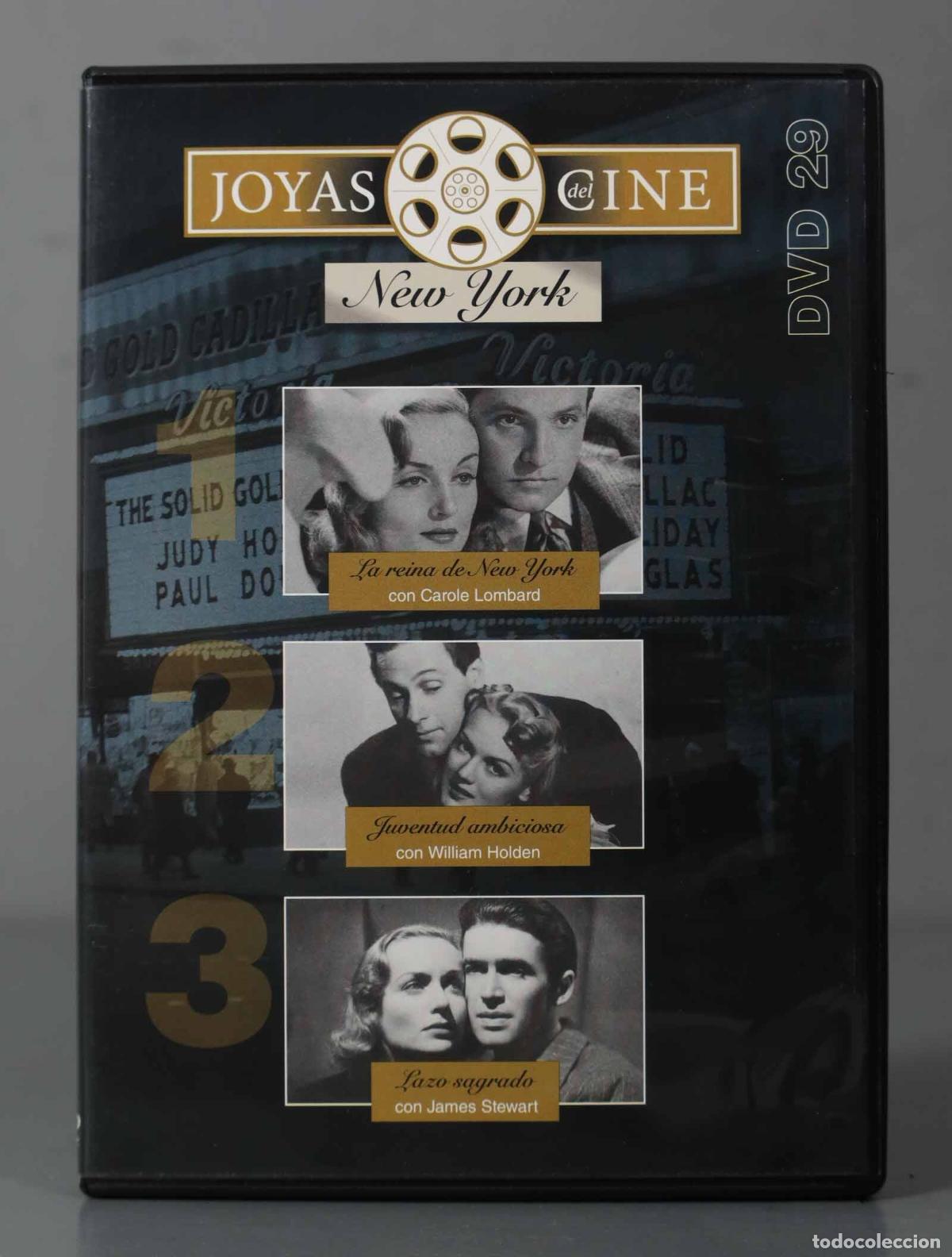 Cin&eacute;ma: DVD. JOYAS DEL CINE: NEW YORK 29. LA REINA DE NEW YORK. JUVENTUD AMBICIOSA. LAZO SAGRADO