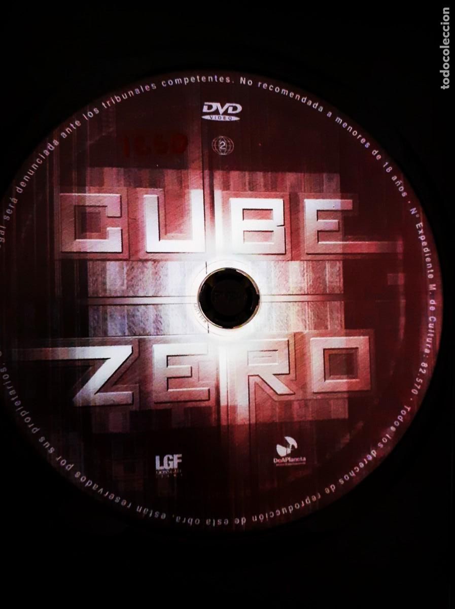 Cine: CUBE ZERO - CUMPLEA&Ntilde;OS SANGRIENTO. CINE EN DVD. COLECCION. - Foto 1