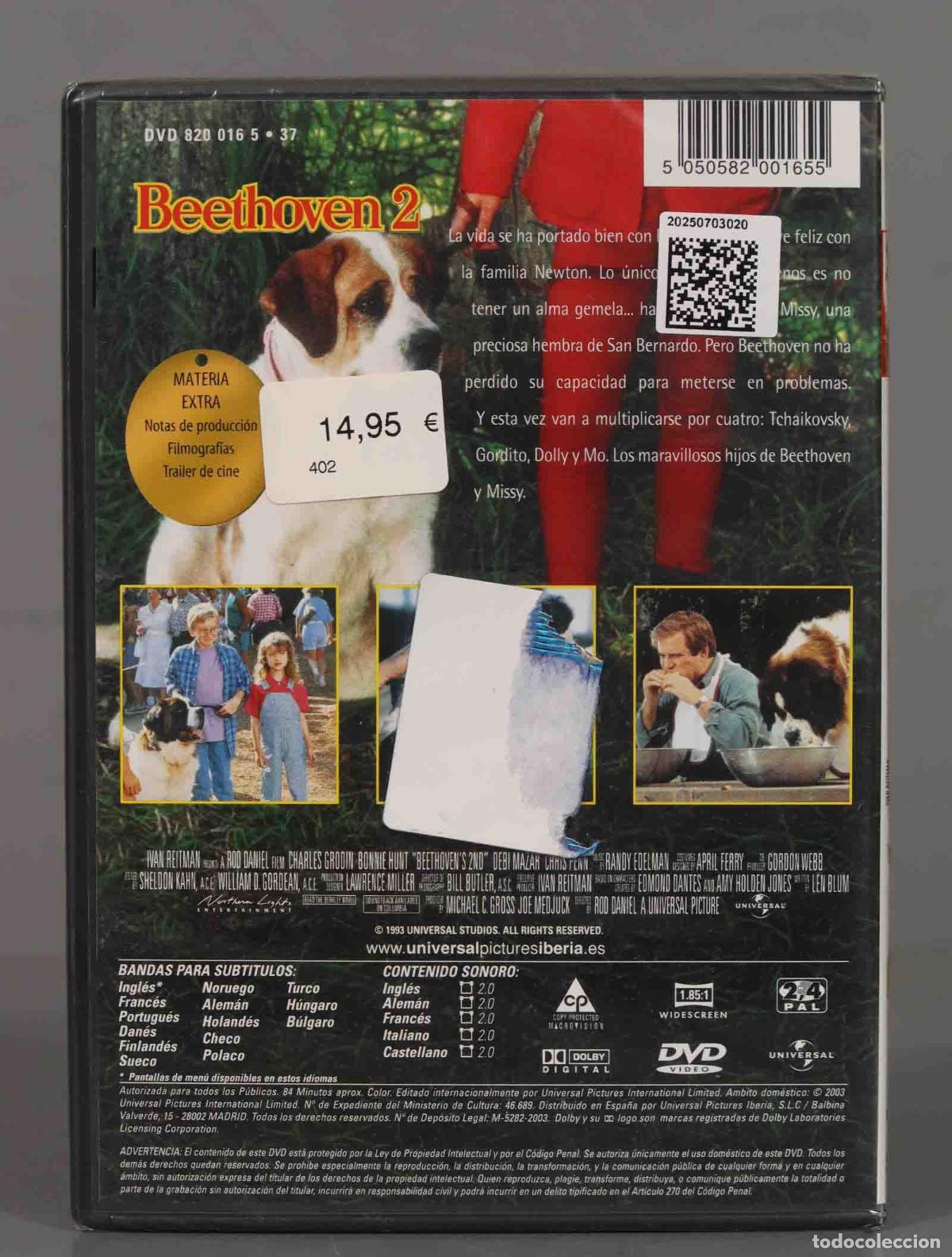 Cine: DVD. BEETHOVEN 2. PRECINTADO - Foto 2