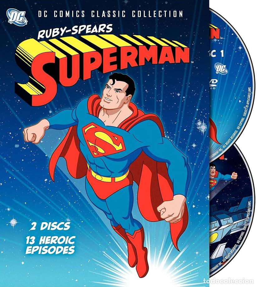 Cin&eacute;ma: RUBY-SPEARS SUPERMAN DC COMICS CLASSIC COLLECTION 13 EPISODES 2 DVD Oferta