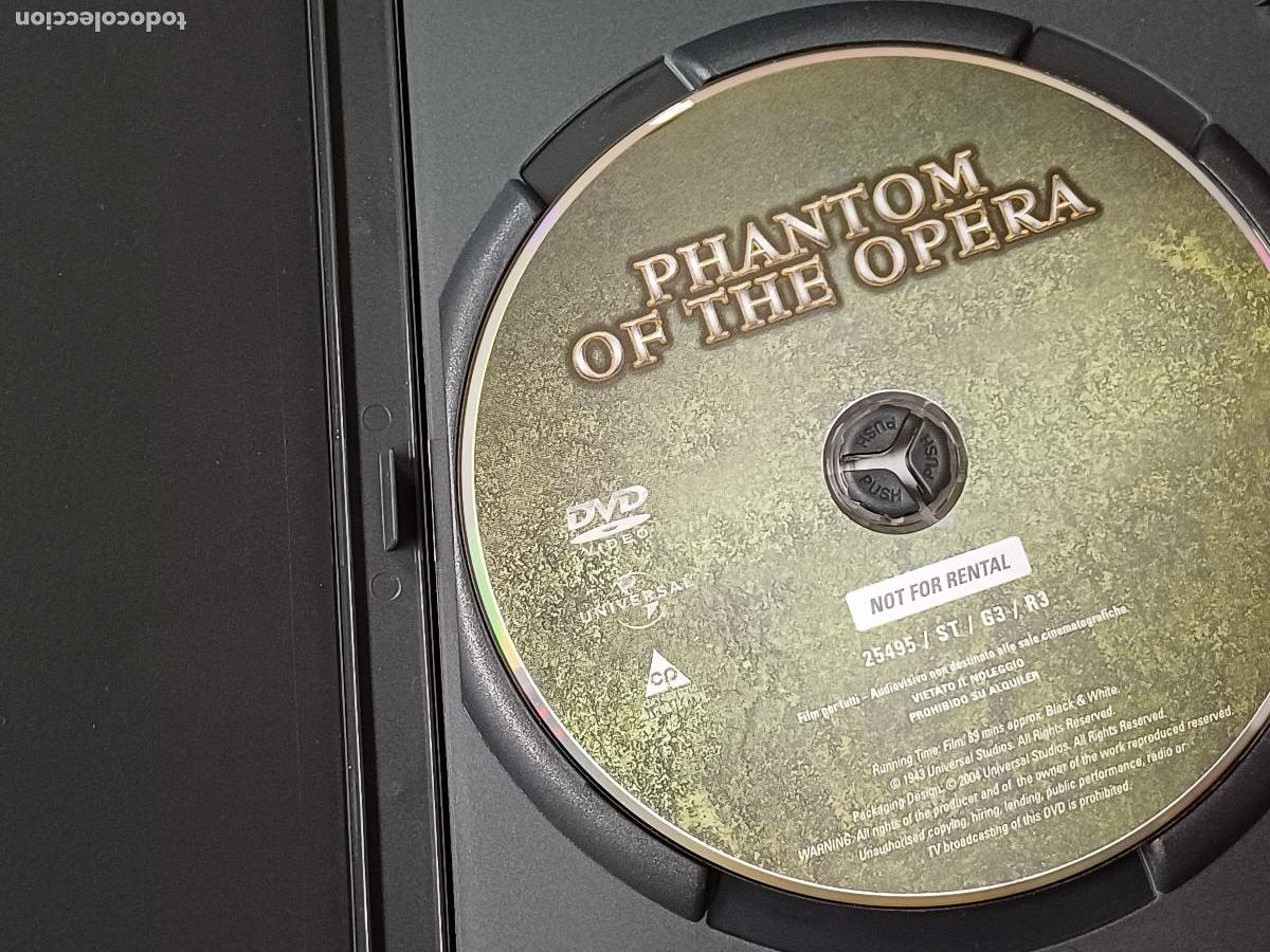 Cine: FANTASMA DE LA OPERA/DVD. - Foto 2