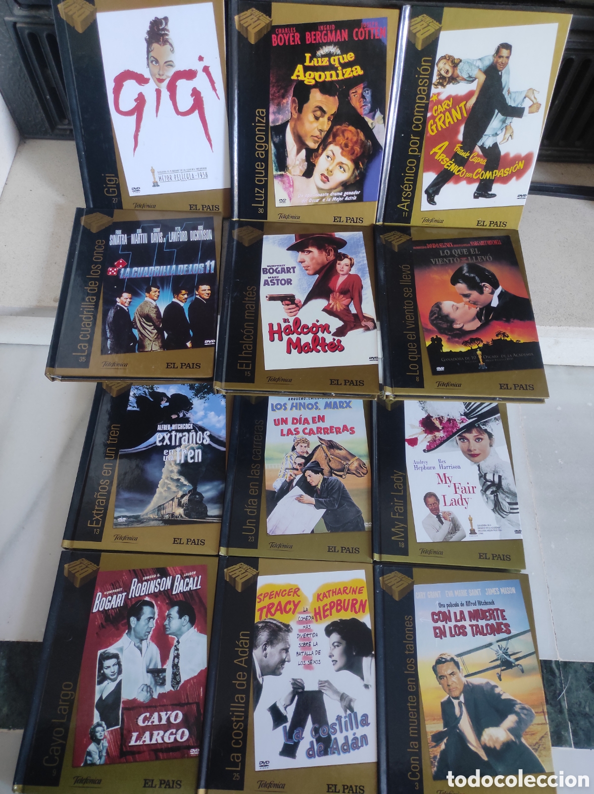 Cine: Lote de 12 pel&iacute;culas cl&aacute;sicas Libro+DVD