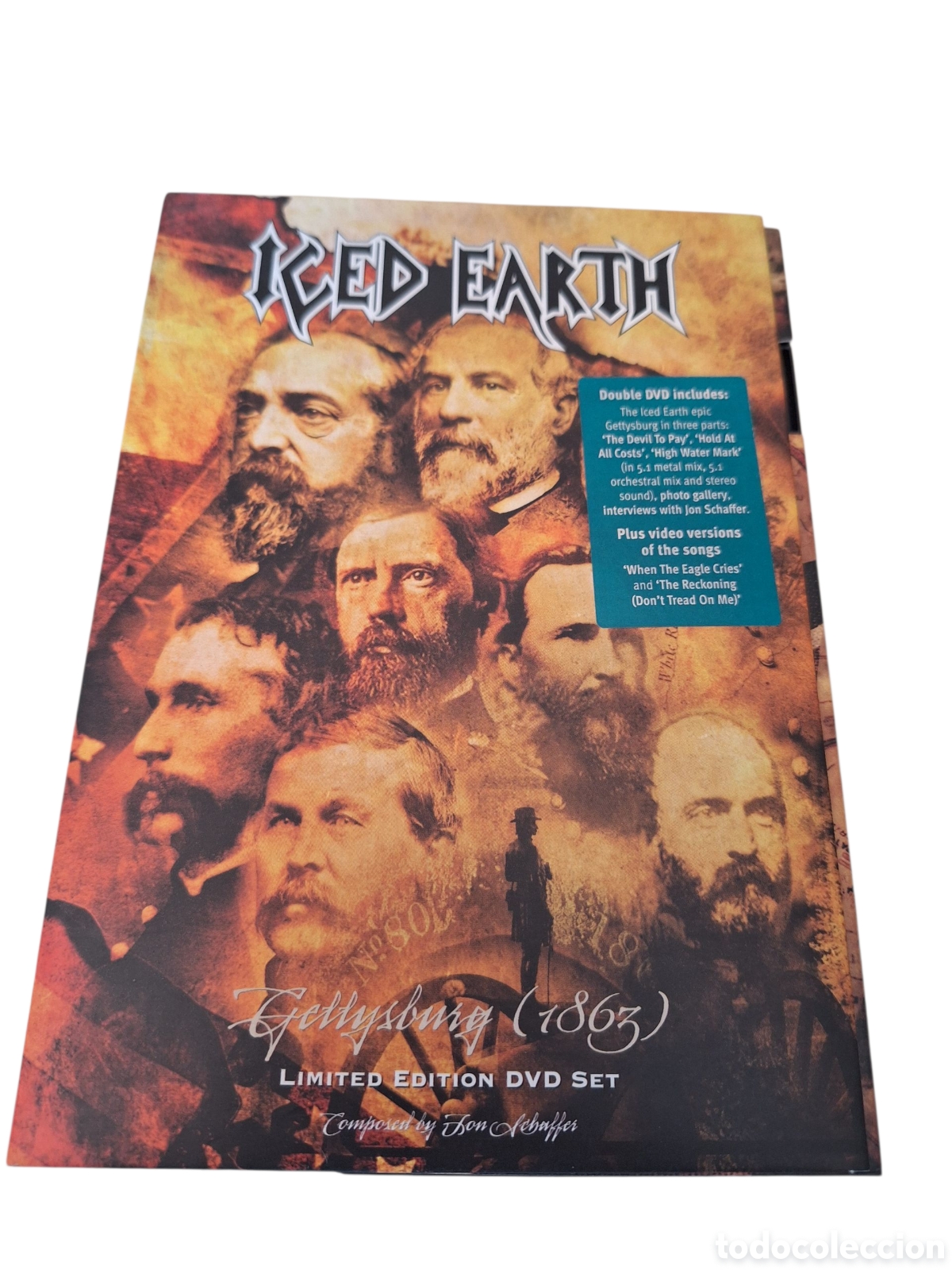 Cinema: RD40 iced earth Gettysburg 1863 DVD SEGUNDAMANO