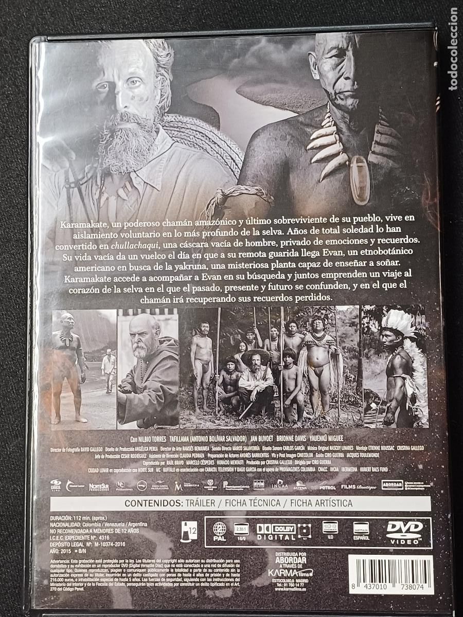 Cine: EL ABRAZO DE LA SERPIENTE/DVD. - Foto 3
