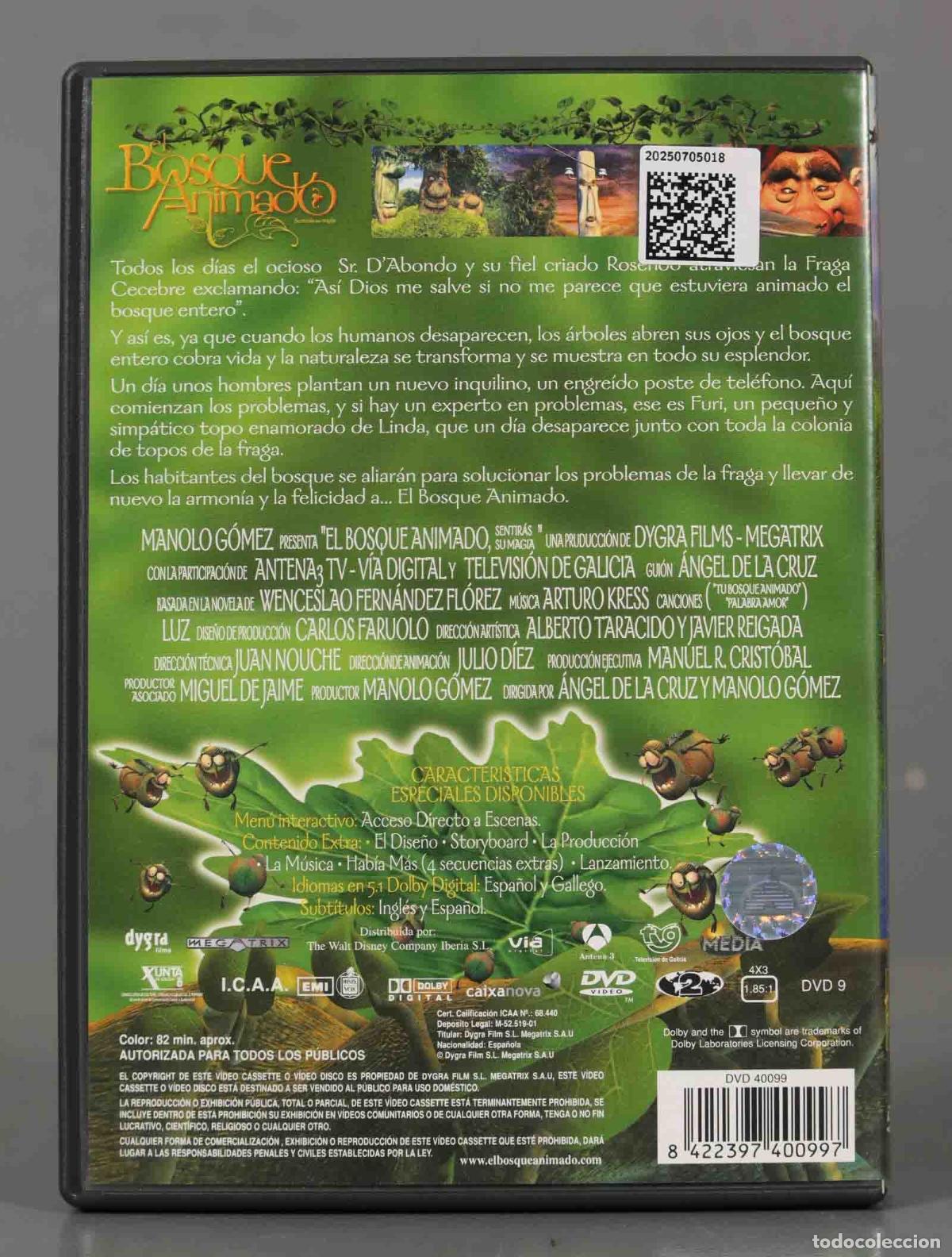 Cine: DVD. EL BOSQUE ANIMADO - Foto 2