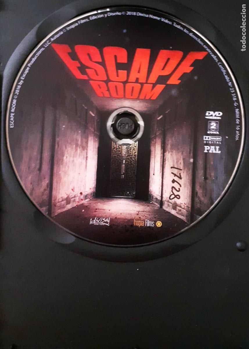 Cine: SPLIT (MULTIPLE) - ESCAPE ROOM. CINE EN DVD. COLECCION. - Foto 2