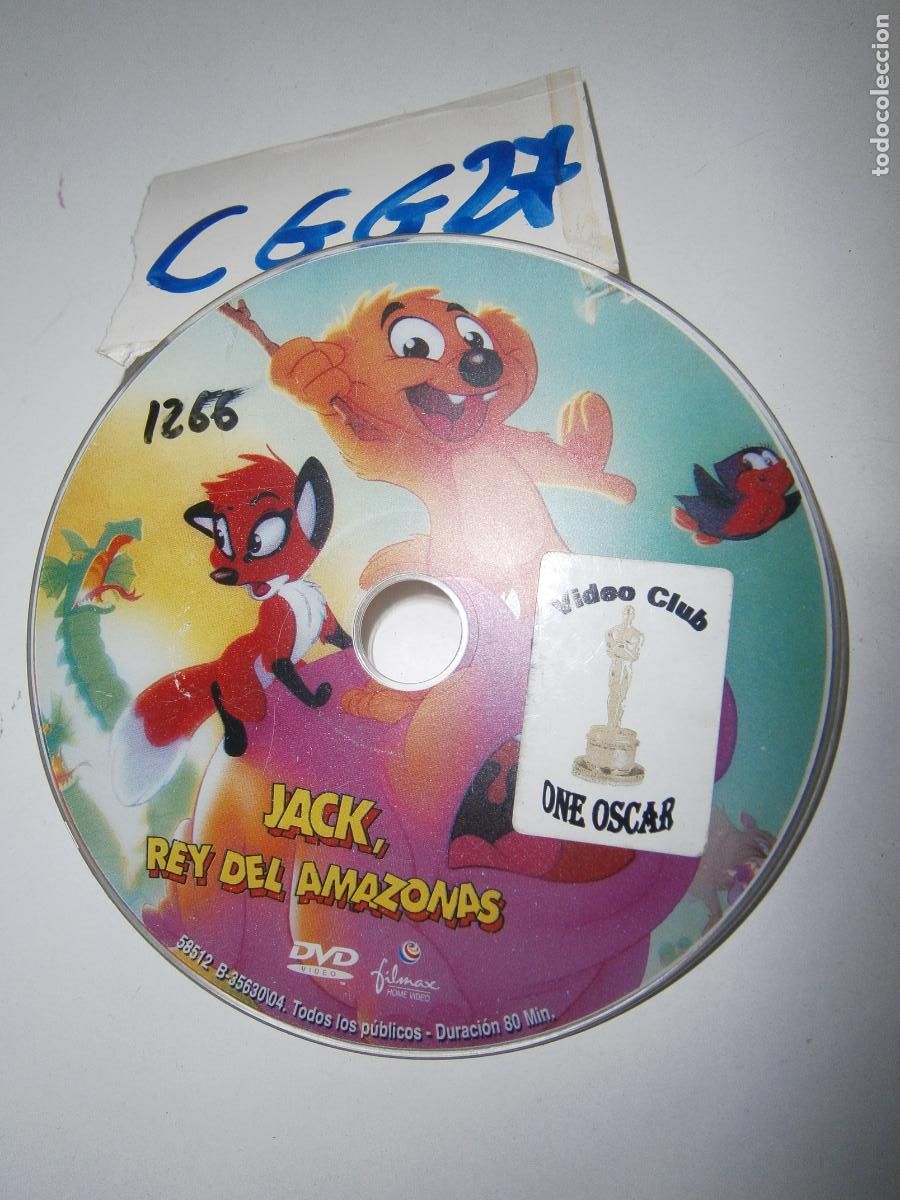 Cine: PELICULA DVD DIBUJOS ANIMADOS - JACK, REY DEL AMAZONAS