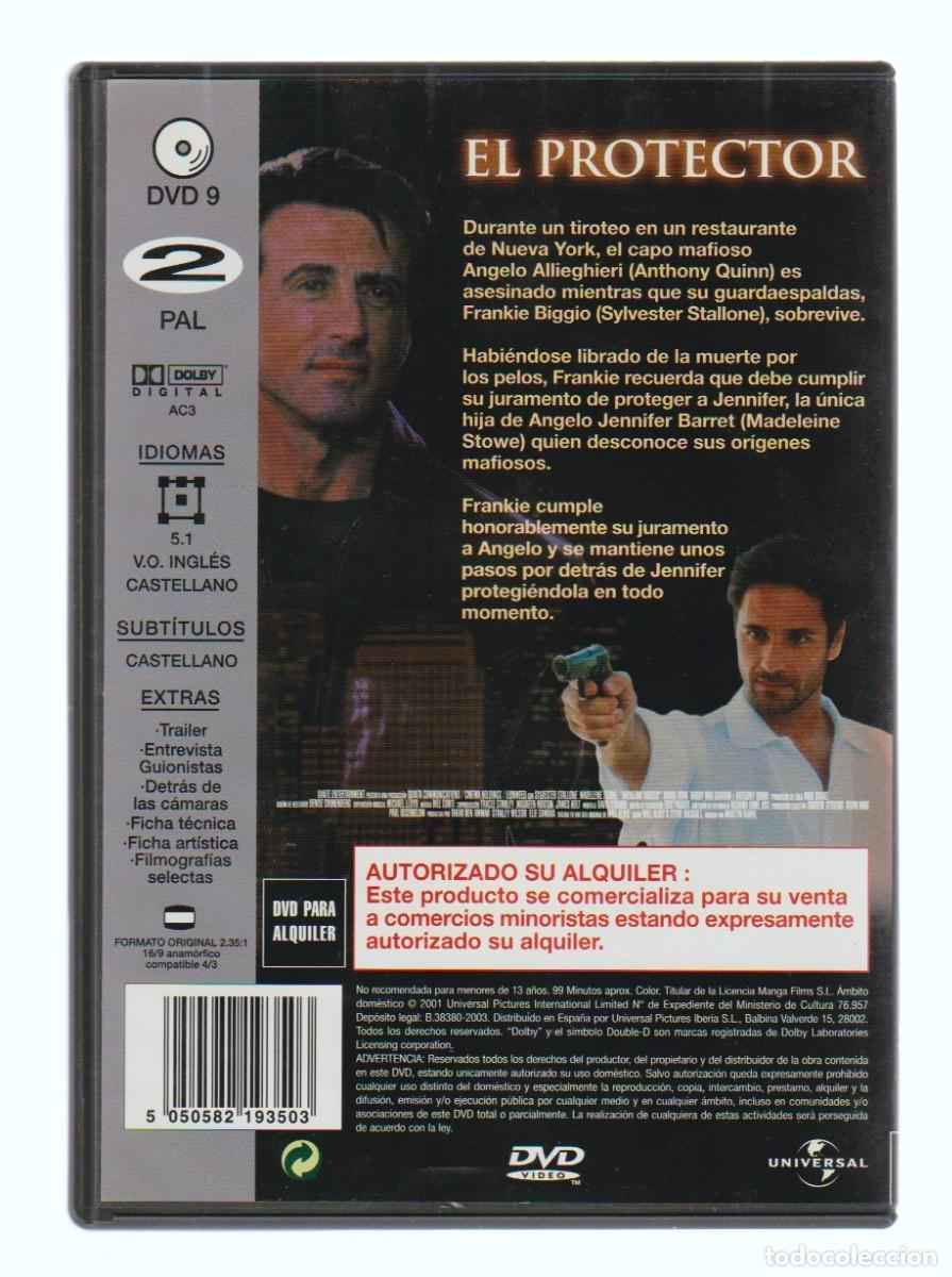 Cine: DVD - EL PROTECTOR - SYLVESTER STALLONE (ESPIONAJE) - Foto 2