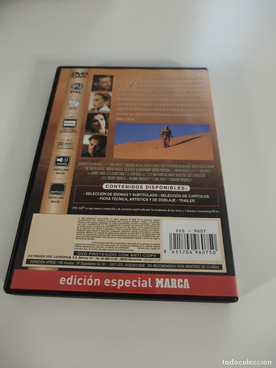 Cine: DVD - EL PACIENTE INGLES - LEER CONDICIONES DE VENTA - Foto 2