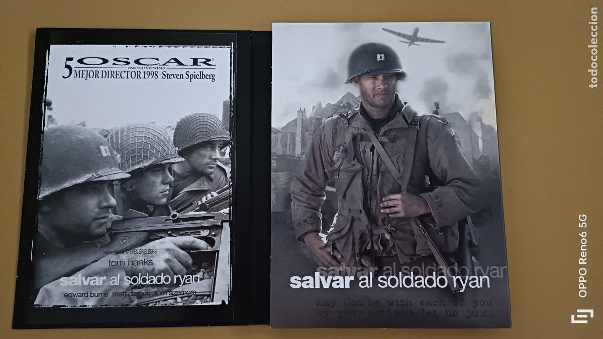 Cine: salvar al soldado ryan, caja de dvd