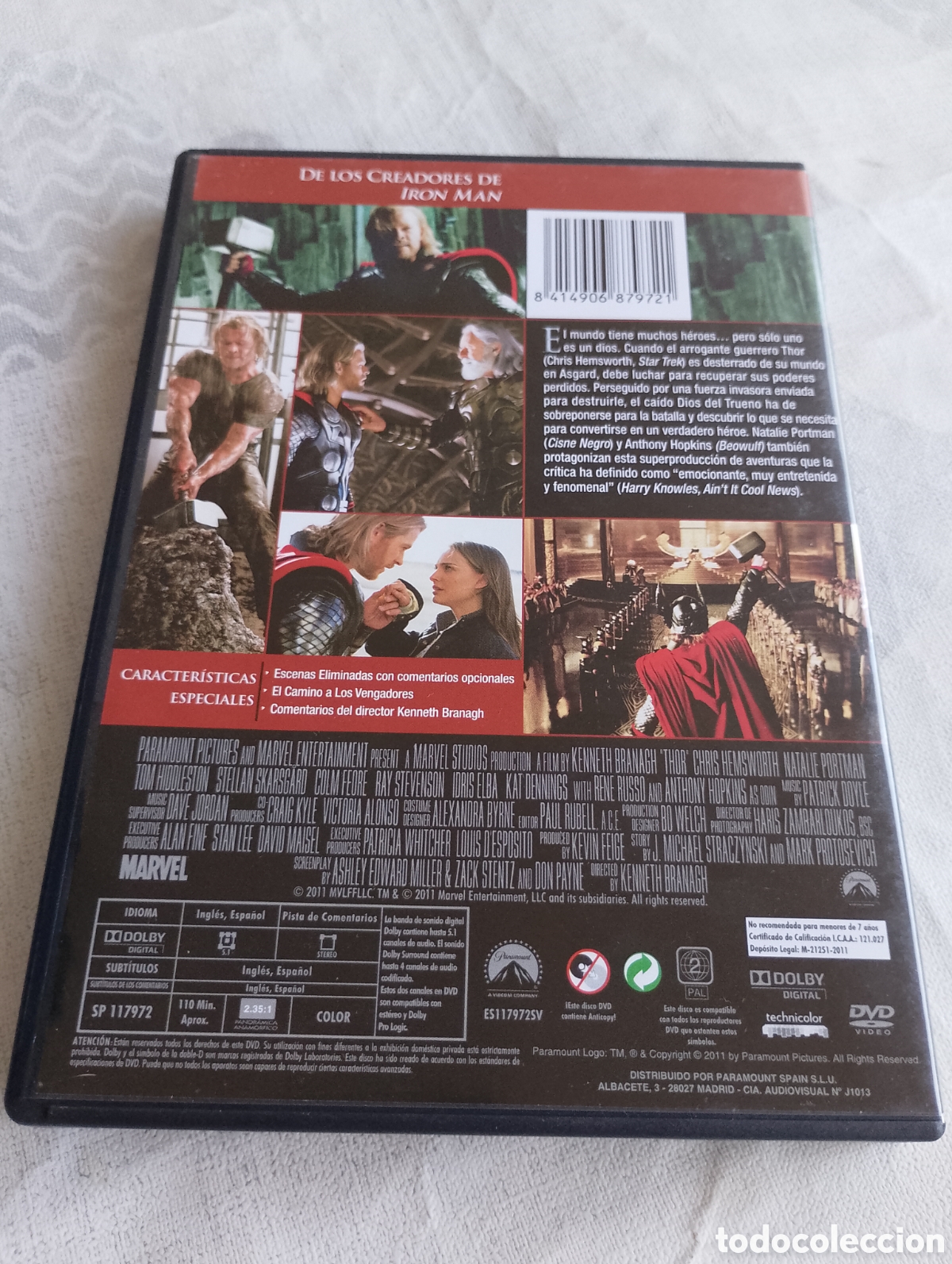 Cine: Dvd. Thor. Marvel Estudios. - Foto 2