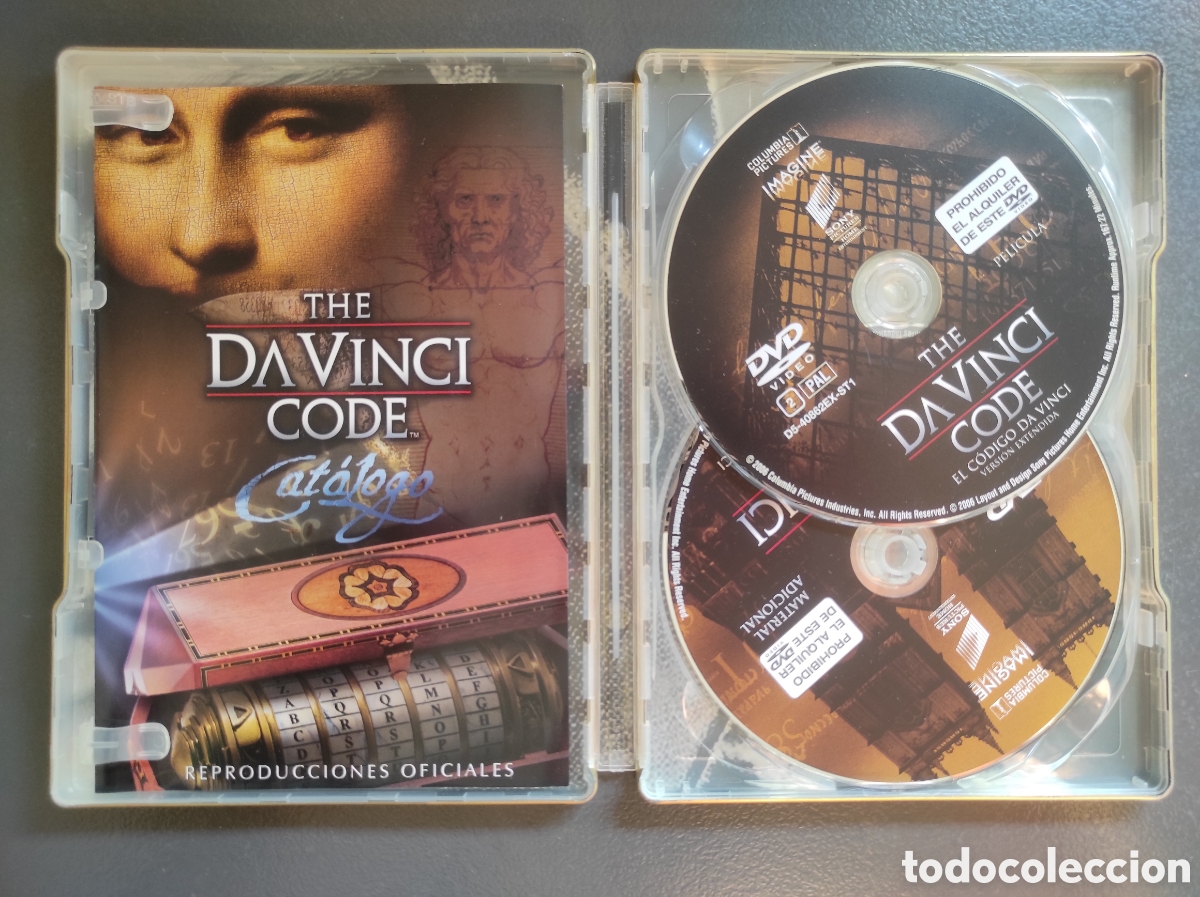 Cine: El c&oacute;digo Da Vinci.Versi&oacute;n extendida steelbook.2DVD - Foto 3