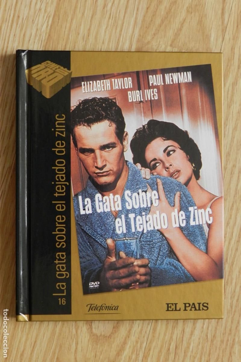Cine: DVD libro EL GATO SOBRE EL TEJADO DE ZINC 1958 Cine de oro 16 El pais 2004