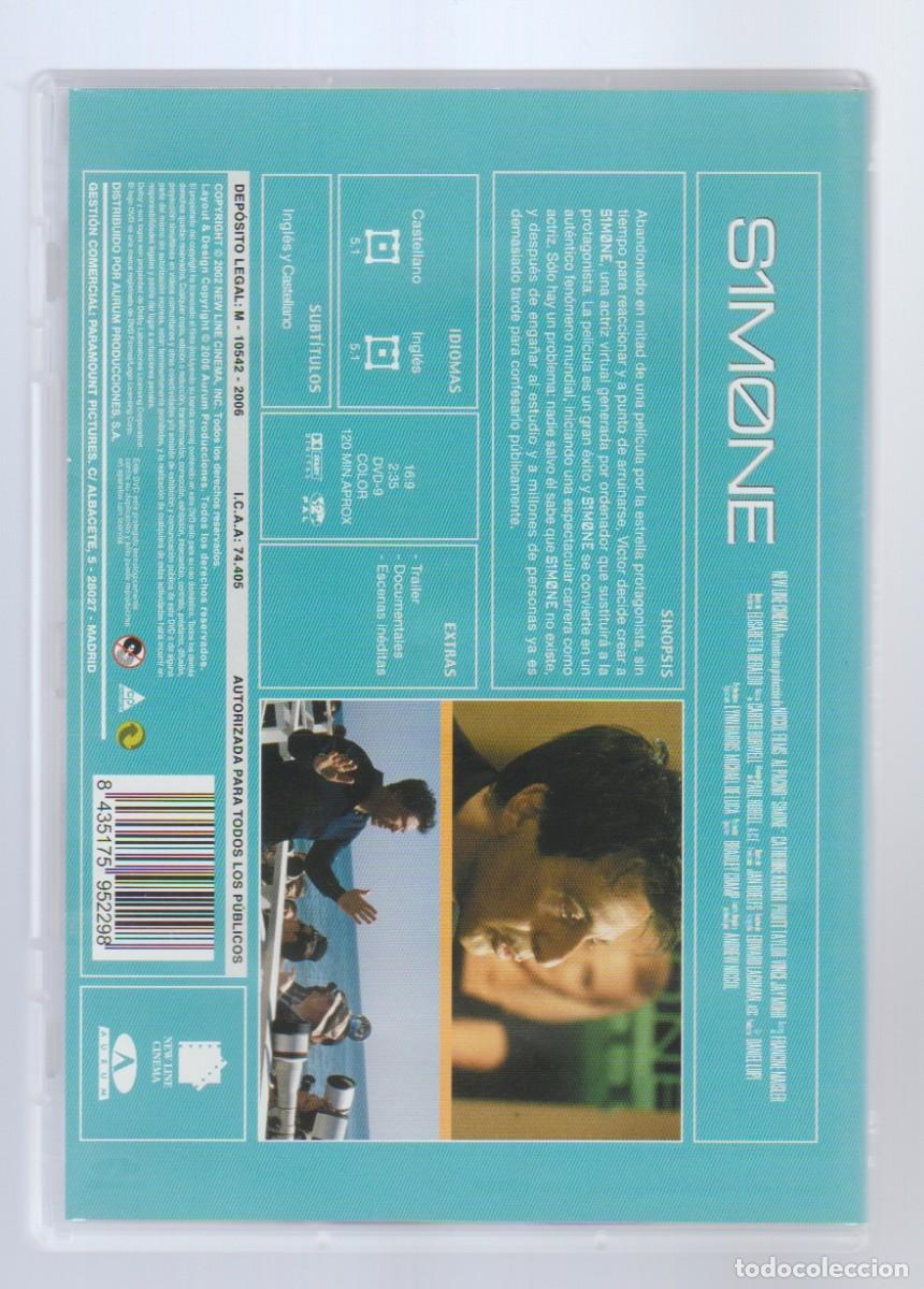 Cine: DVD - S1MONE (SIMONE) - AL PACINO (COMEDIA) - Foto 2