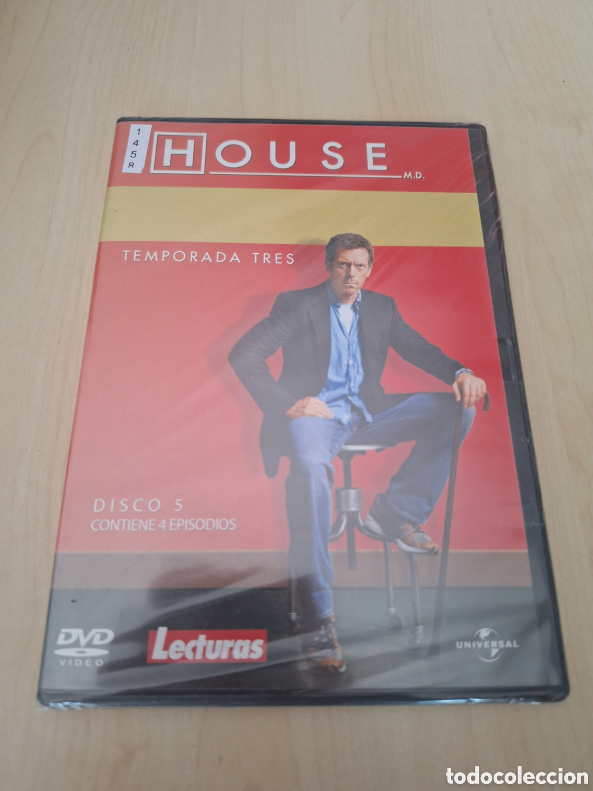 Cine: TF1458 house temp.3 disco 5 DVD NUEVO TAPA FINA