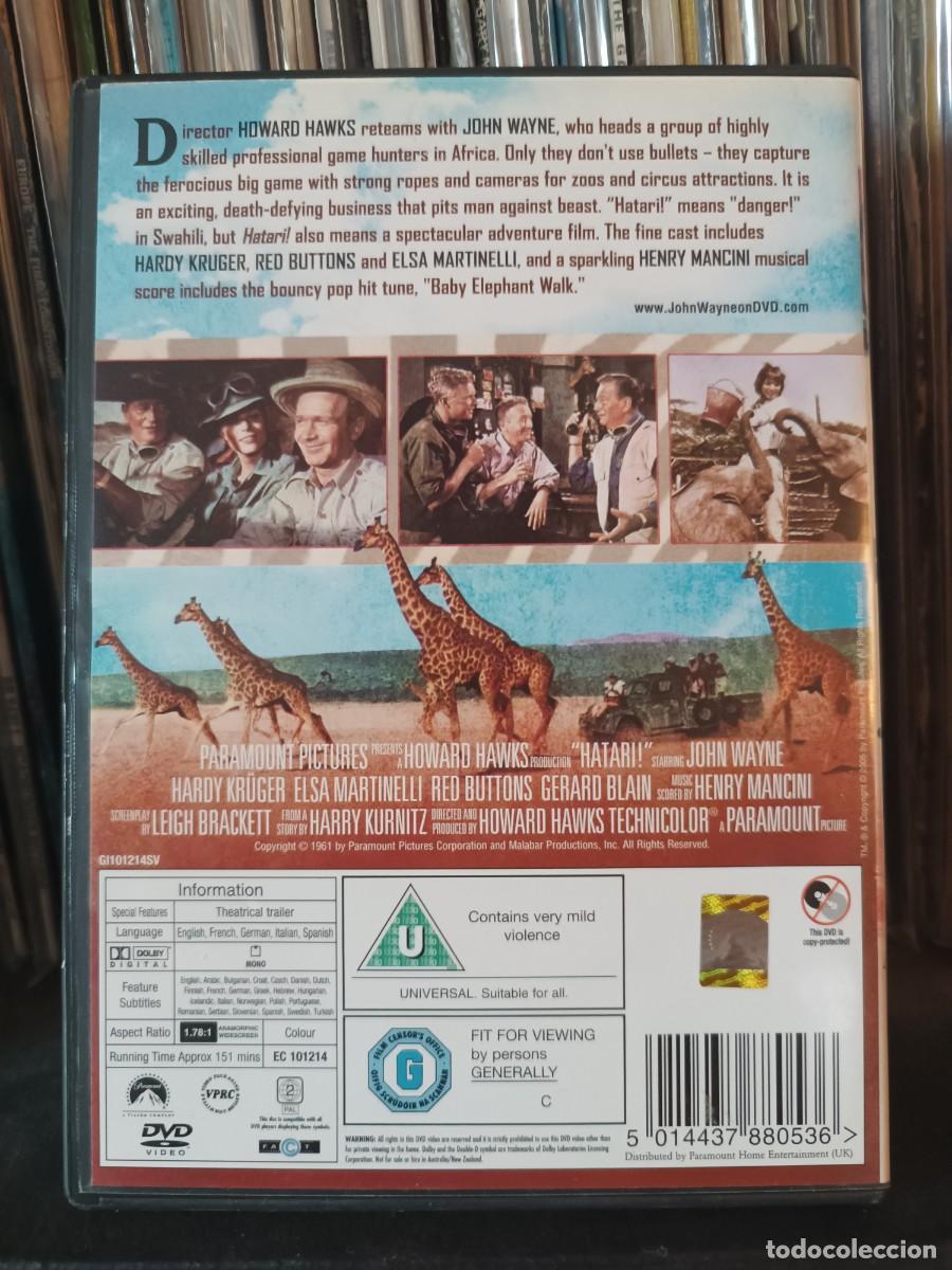 Cine: HATARI - JOHN WAYNE - dvd - Foto 2