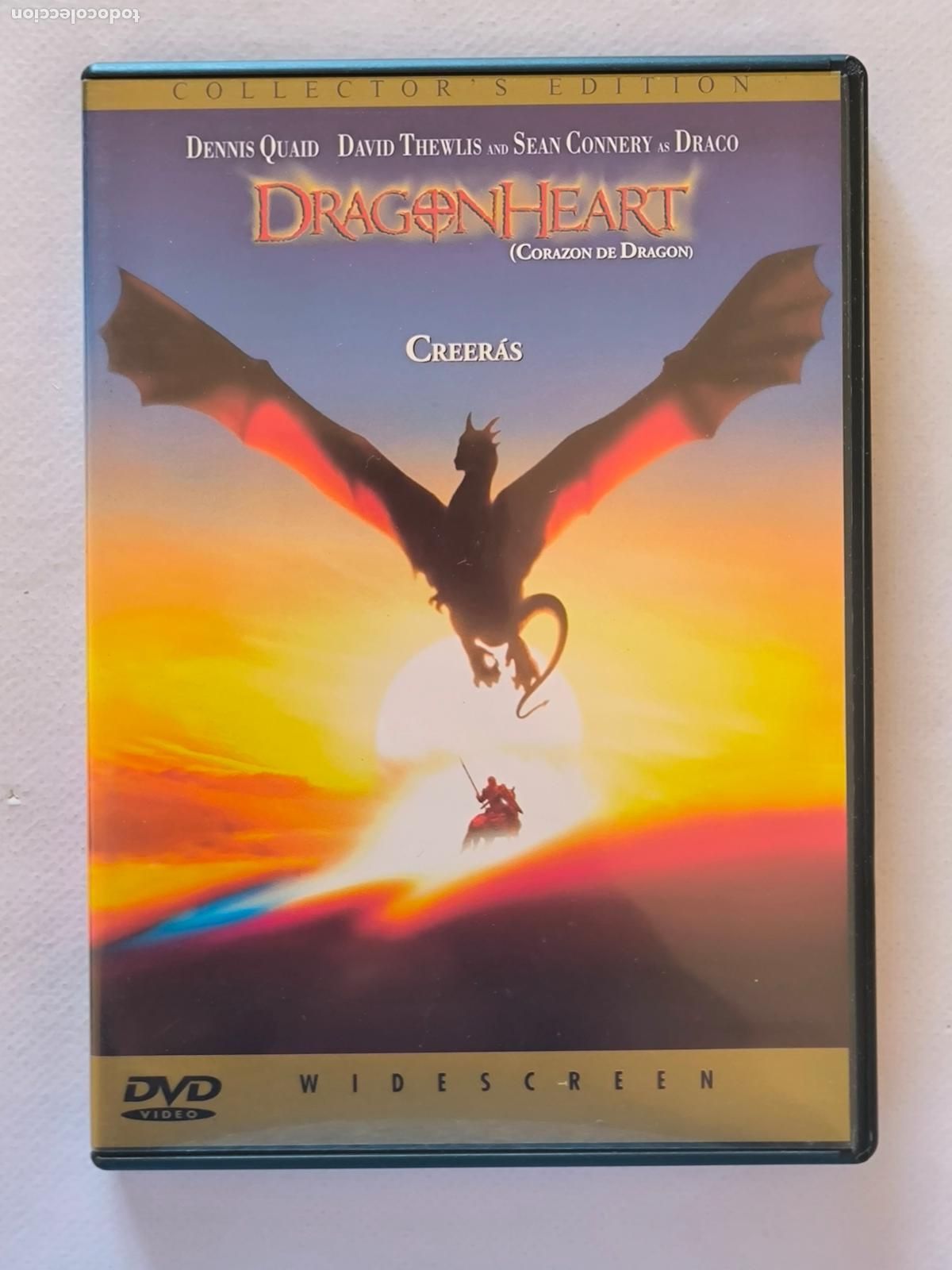 Cinema: DVD DRAGONHEART (CORAZON DE DRAGON) - EDICION DEL COLECCIONISTA (X5w)
