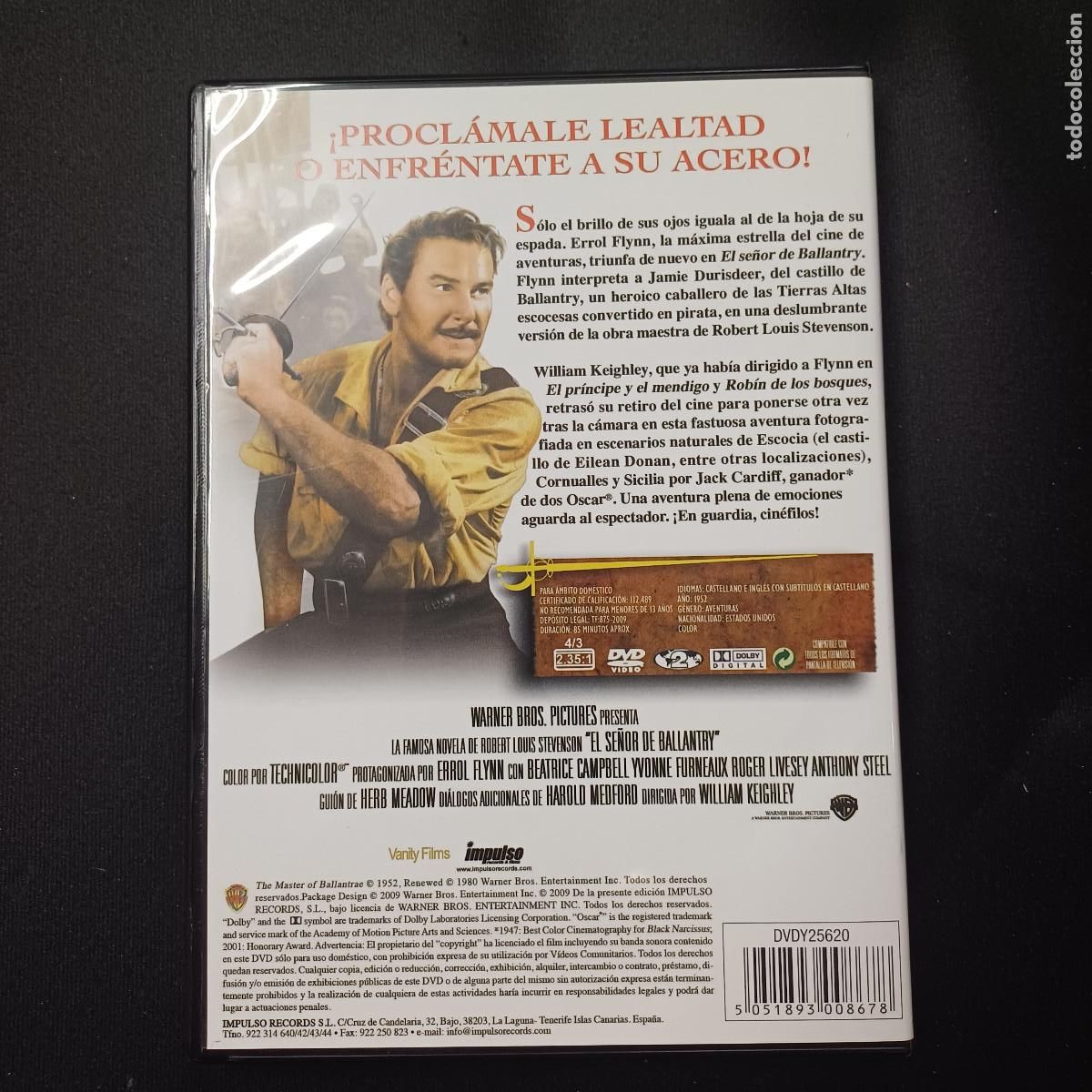 Cine: EL SE&Ntilde;OR DE BALANTRY/DVD. - Foto 3