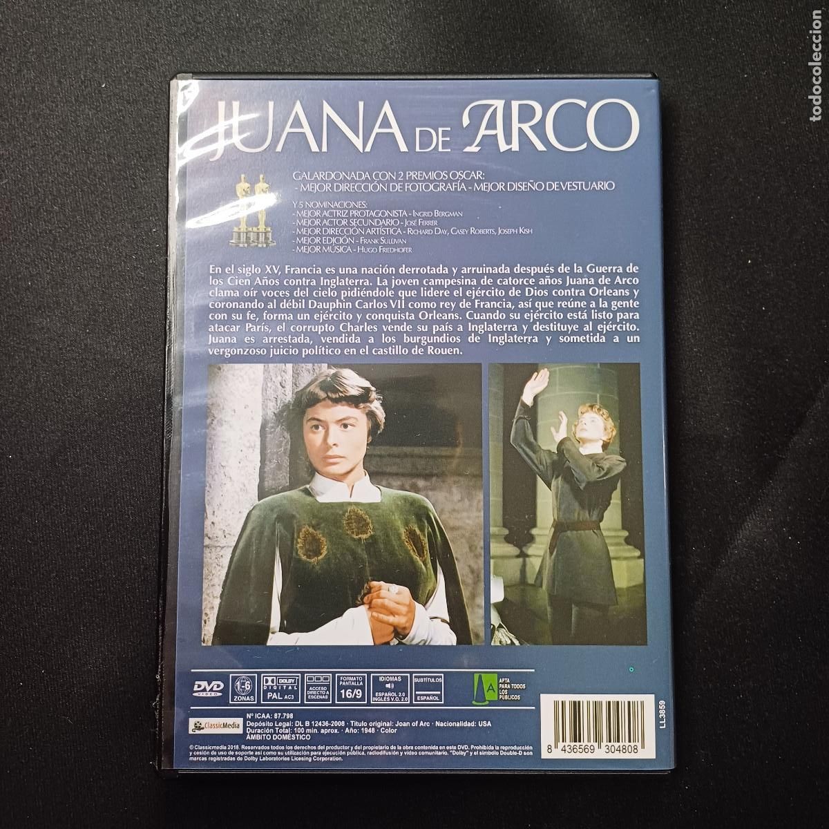 Cine: JUANA DE ARCO/INGRID/DVD. - Foto 3