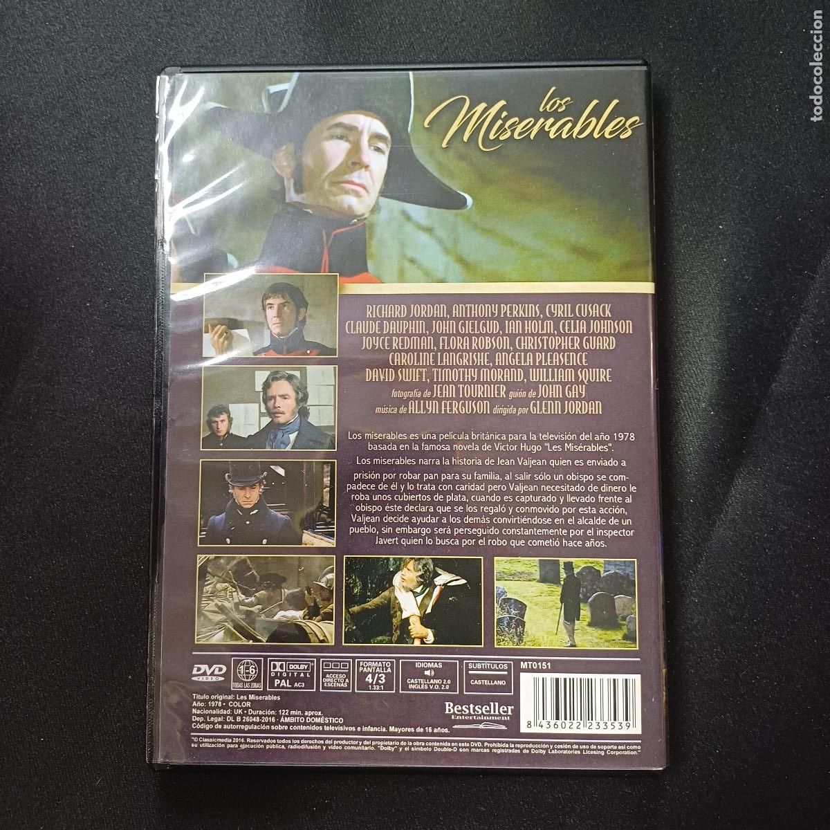 Cine: LOS MISERABLES/ANTHONY PERKINS/DVD. - Foto 3
