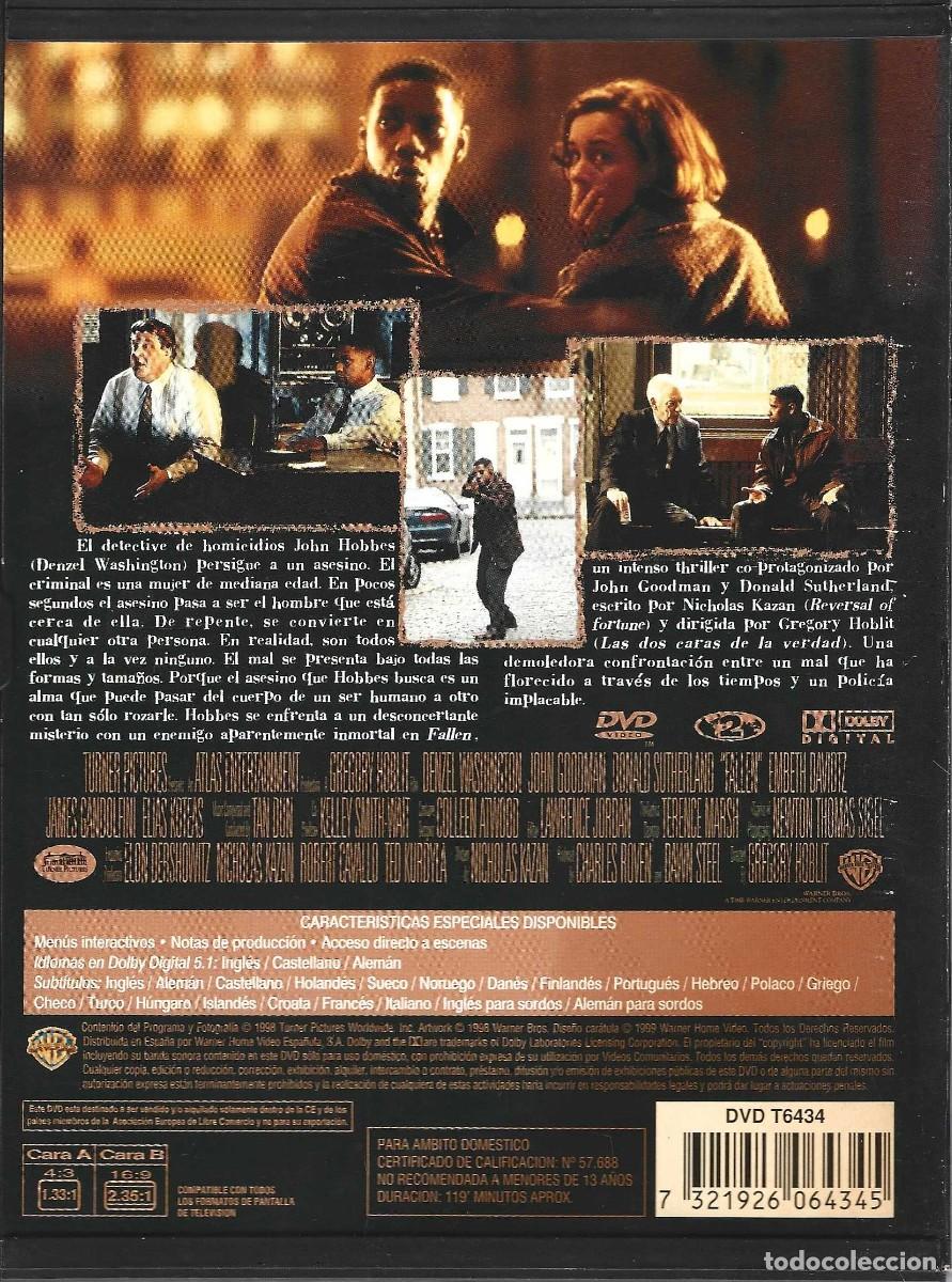Cine: FALLEN DENZEL WASHINGTON (FORMATO SNAPCASE) - Foto 2