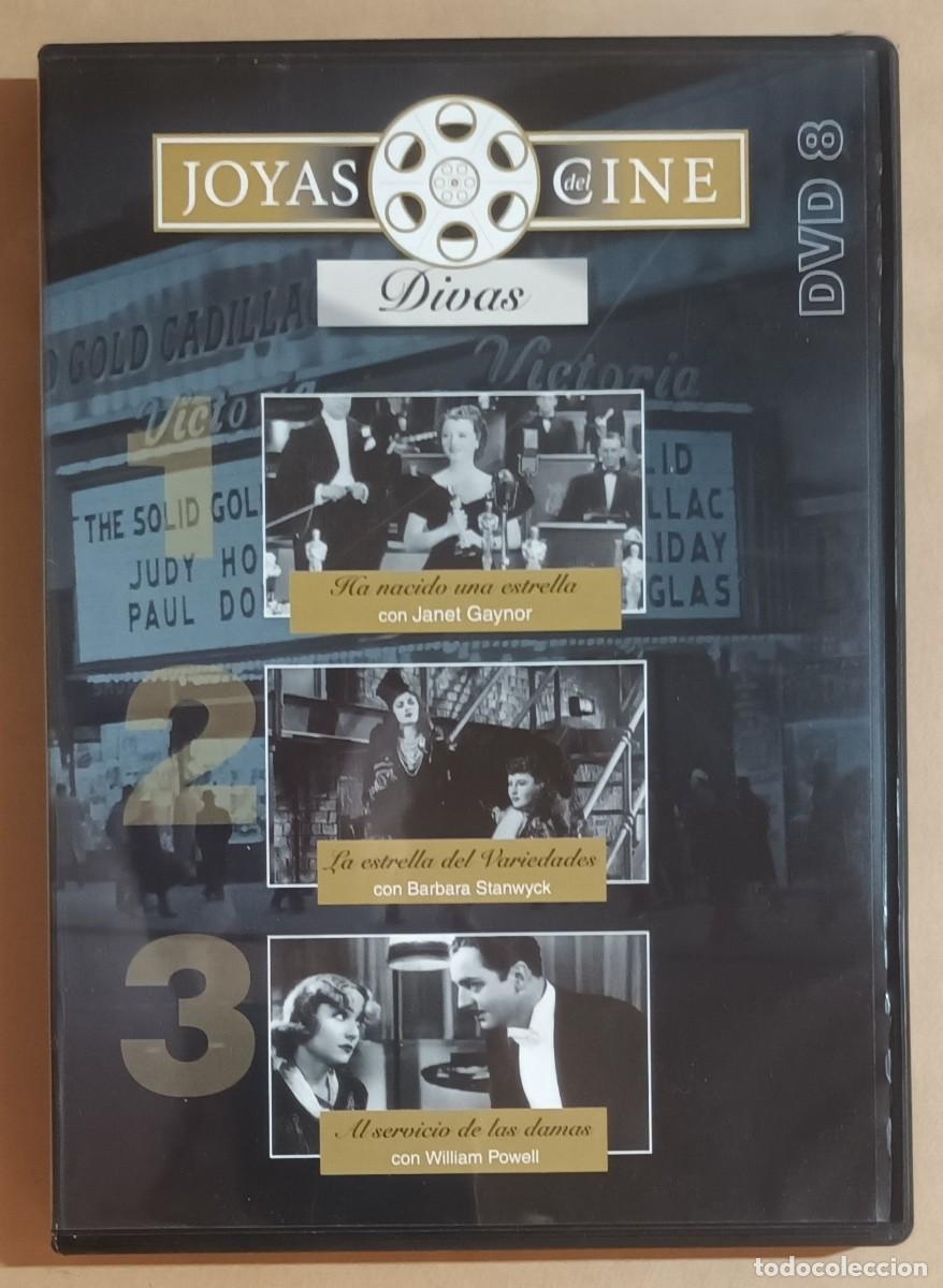 Cine: DVD - JOYAS DEL CINE 8 - DIVAS - HA NACIDO UA ESTRELLA / LA ESTRELLA DEL VARIEDADES / AL SERVICIO DE