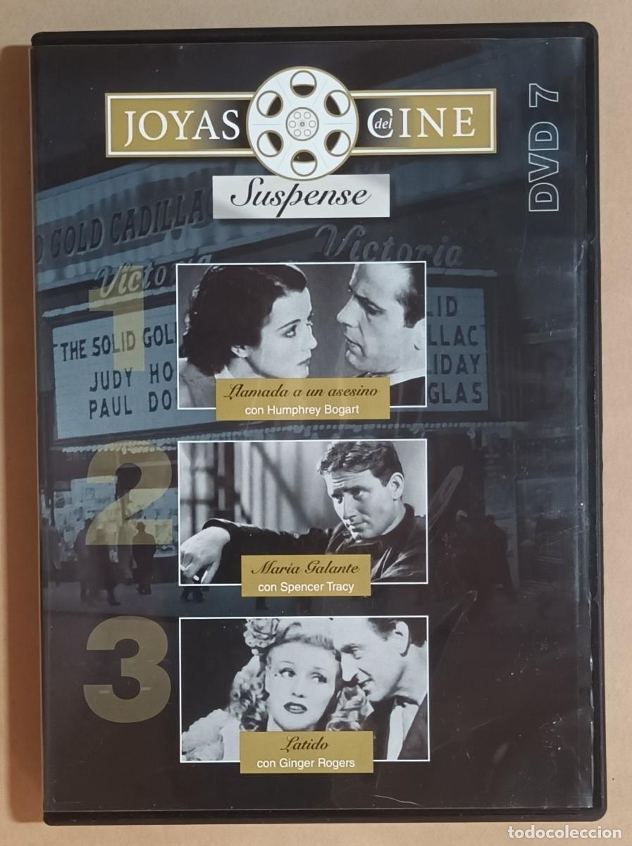 Cine: DVD - JOYAS DEL CINE 7 - SUSPENSE - LLAMADA A UN ASESINO / LATIDO / MAR&Iacute;A GALANTE