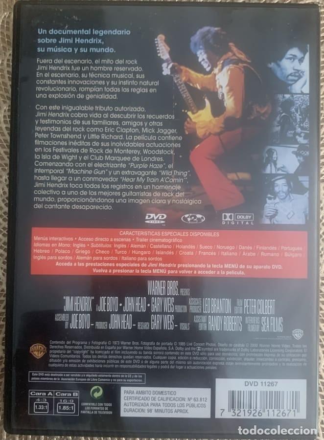 Cine: JIMI HENDRIX (1973) DVD MITICO - Foto 2