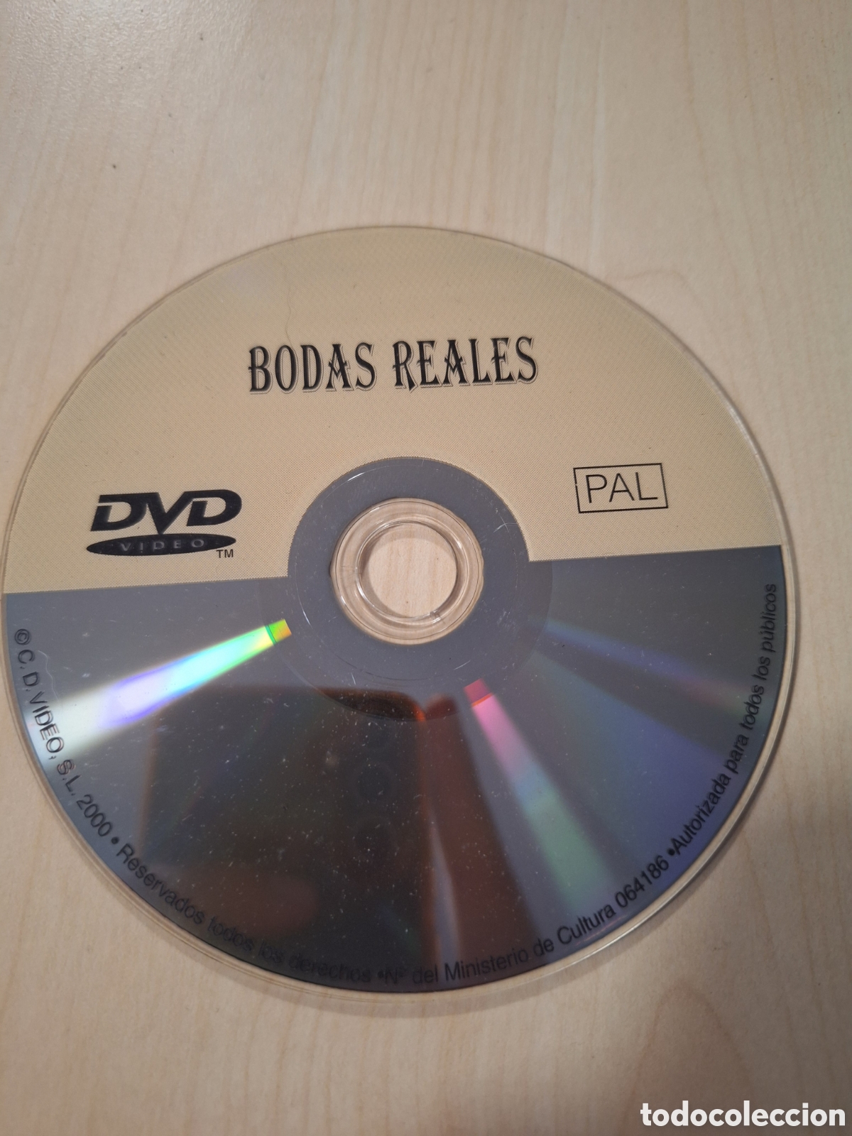 Cinema: SD163 bodas reales DVD SOLO DISCO