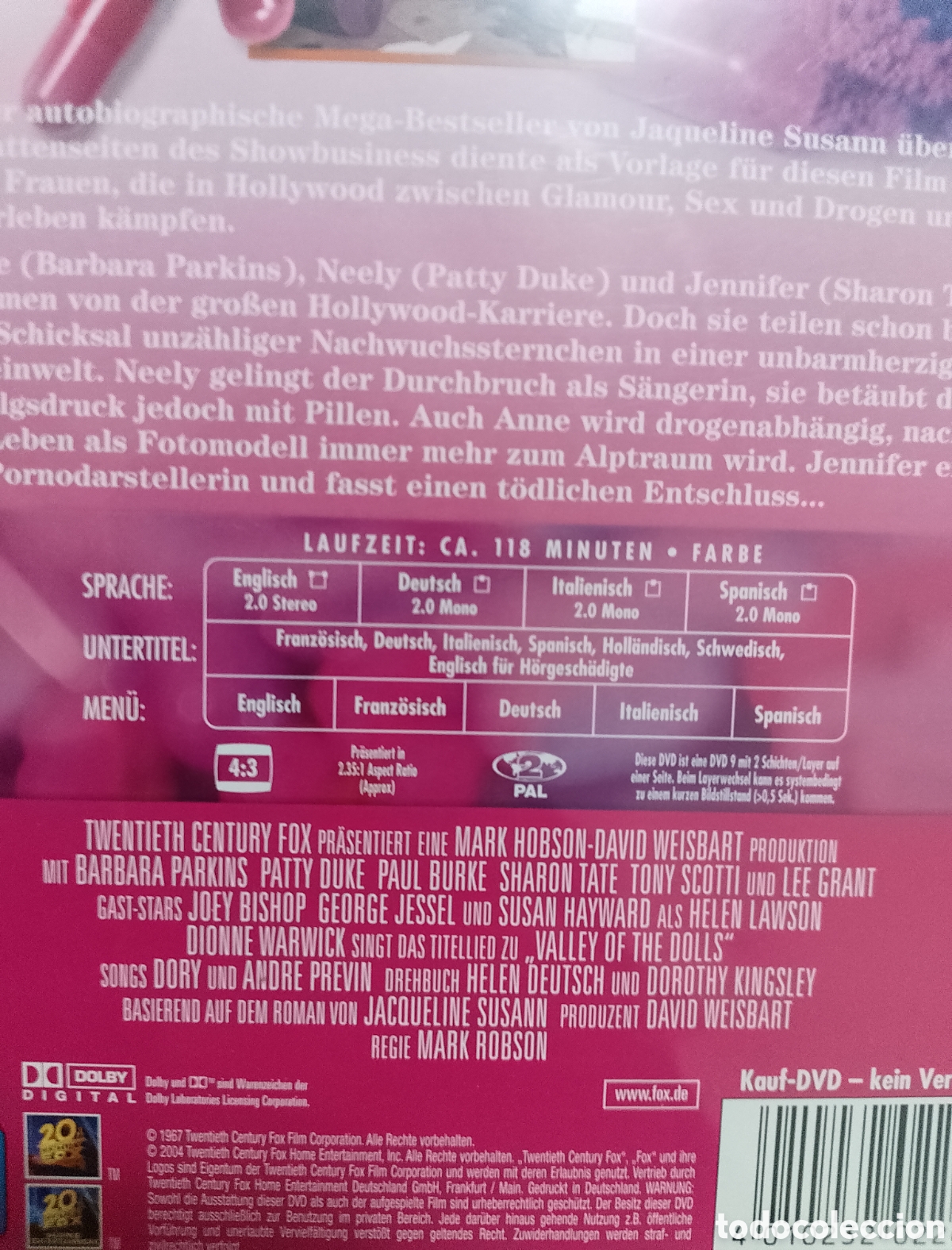 Cine: DVD el valle de las mu&ntilde;ecas - Foto 2