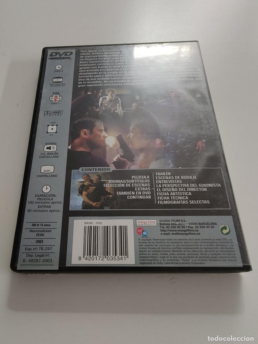 Cine: DVD - BASIC - JOHN TRAVOLTA , SAMUEL L. JACKSON - LEER CONDICIONES DE VENTA - Foto 2