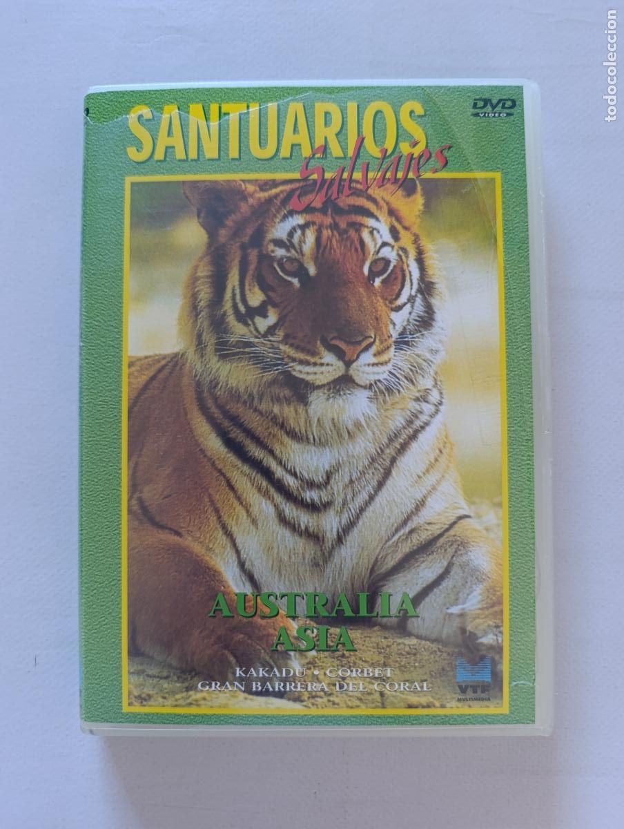 Cine: DVD SANTUARIOS SALVAJES - AUSTRALIA, ASIA - KAKADU, CORBET, GRAN BARRERA DEL CORAL (163)