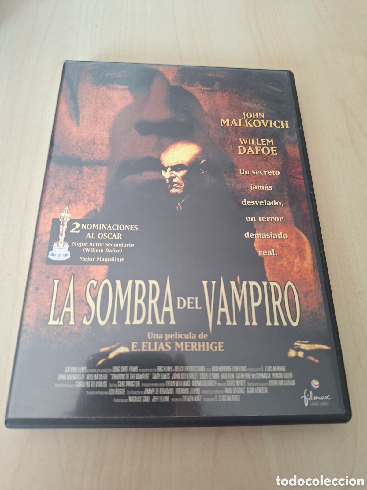 Cine: S565 la sombra del vampiro DVD SEGUNDAMANO