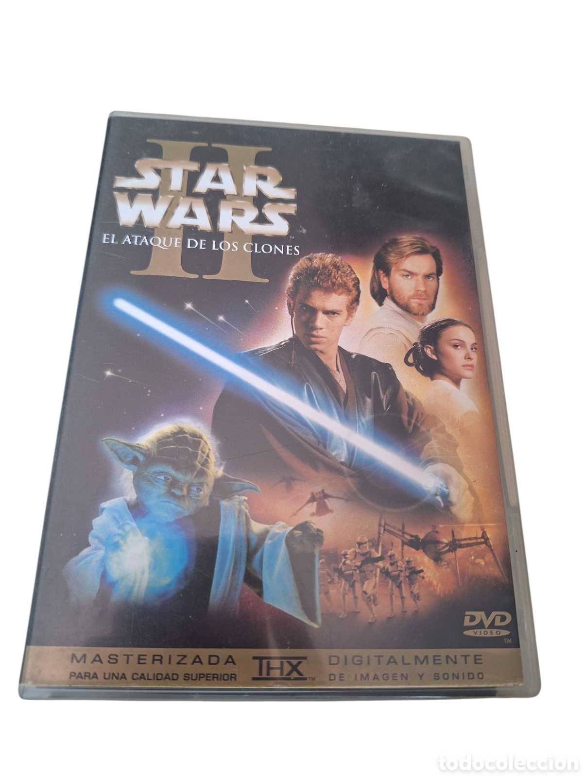 Cine: RD1 star wars el ataque de los clones DVD SEGUNDAMANO