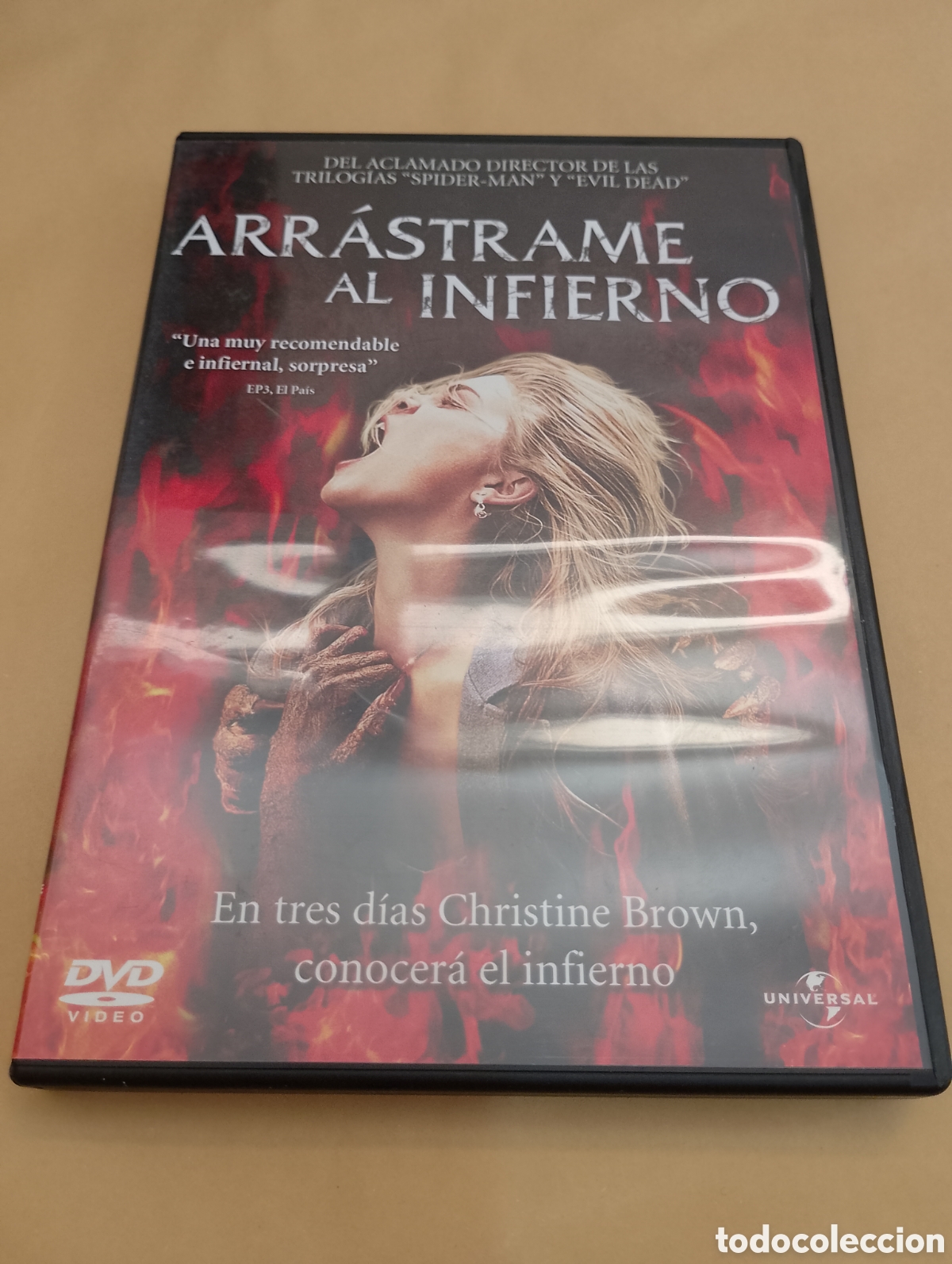 Cine: Dvd. Arr&aacute;strame al infierno. Sam Raimi. Descatalgoada. Terror. - Foto 1