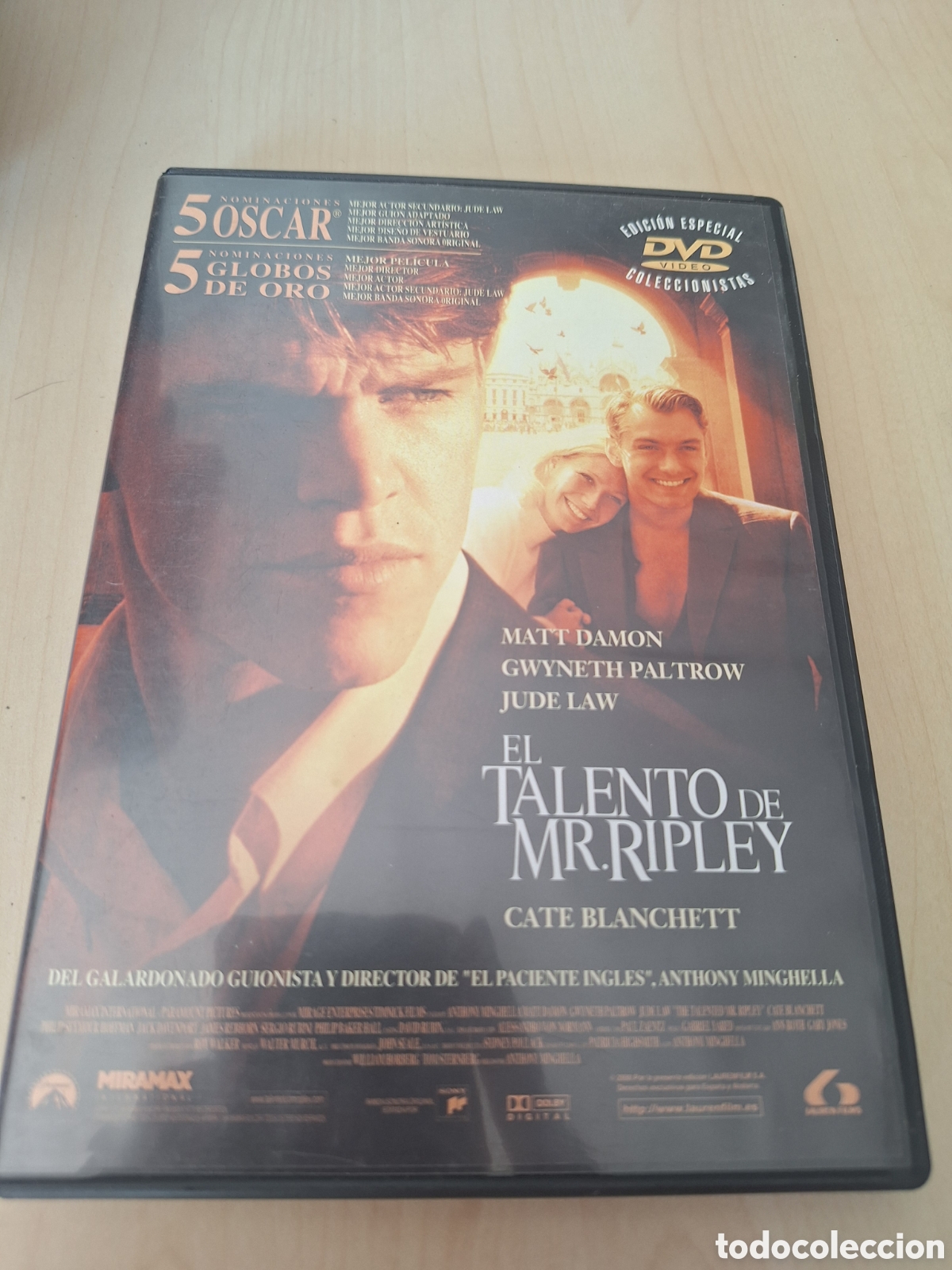 Cinema: S658 el talento de mr.ripley DVD SEGUNDAMANO