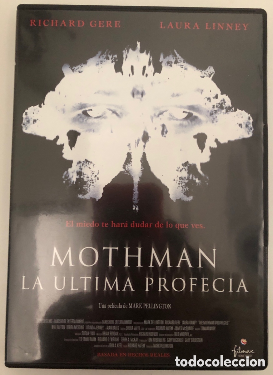 Cinema: DVD MOTHMAN LA &Uacute;LTIMA PROFES&Iacute;A. RICHARD GERE
