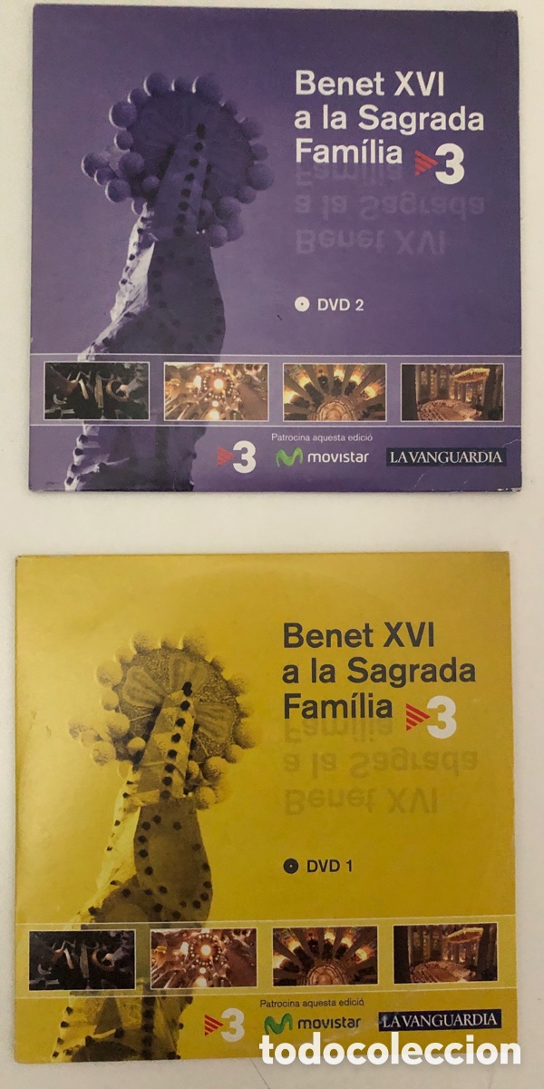 Cin&eacute;ma: DVD BENET XVI A LA SAGRADA FAMILIA. DVD 1 Y 2.