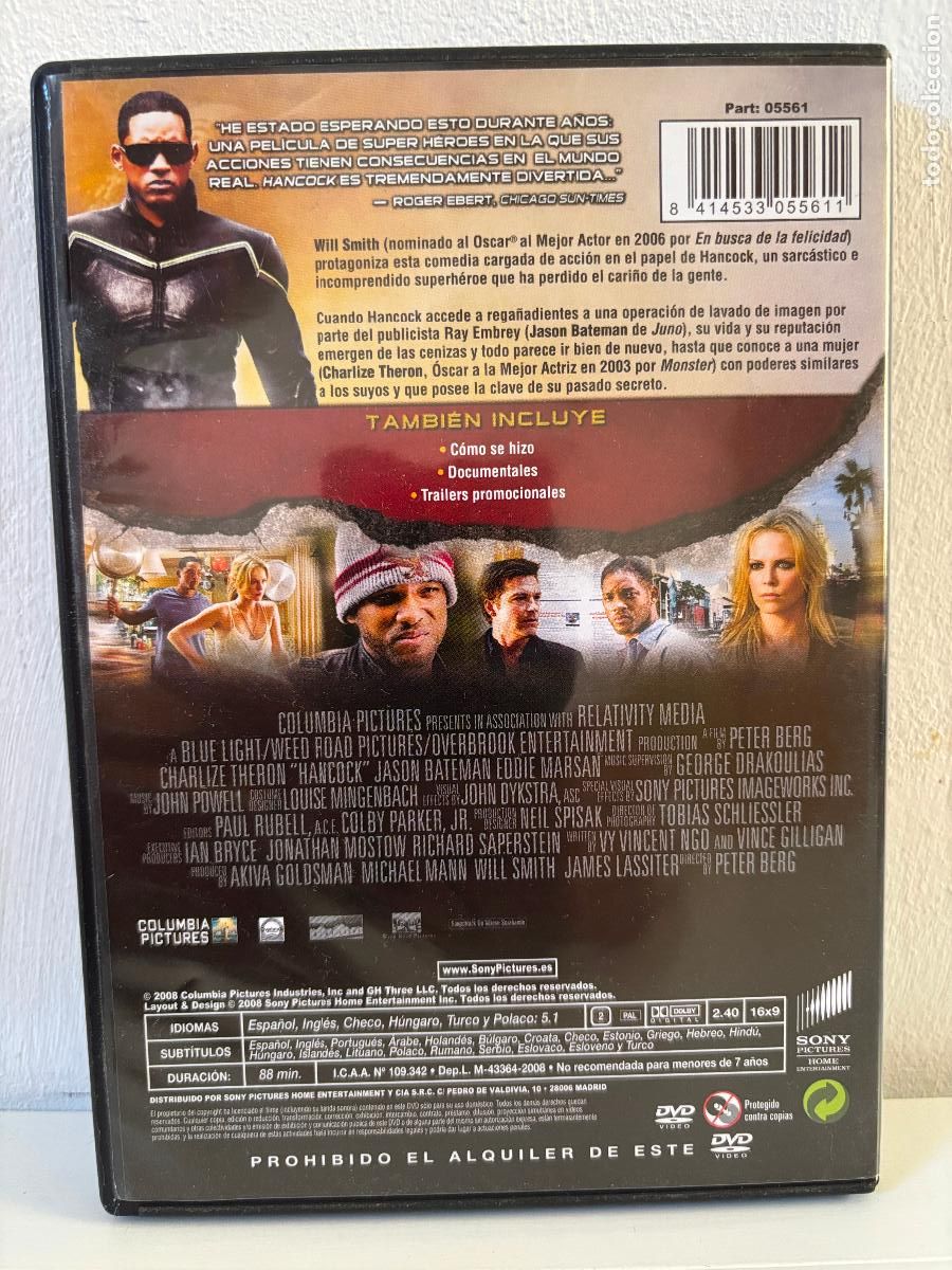 Cine: Hancock. Will Smith. PEDIDO M&Iacute;NIMO 5&euro; - Foto 2