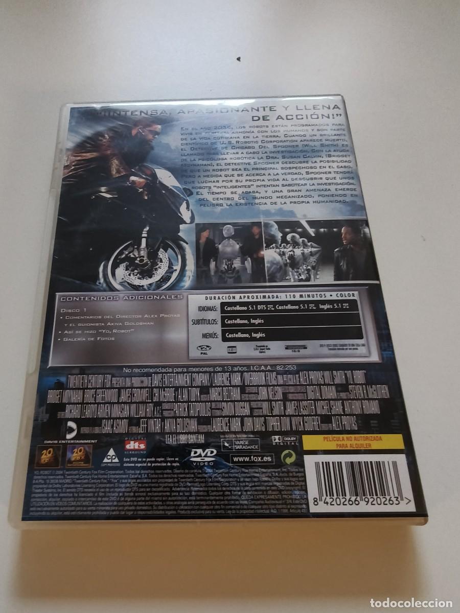 Cine: DVD - YO, ROBOT - WILL SMITH - LEER CONDICIONES DE VENTA - Foto 2