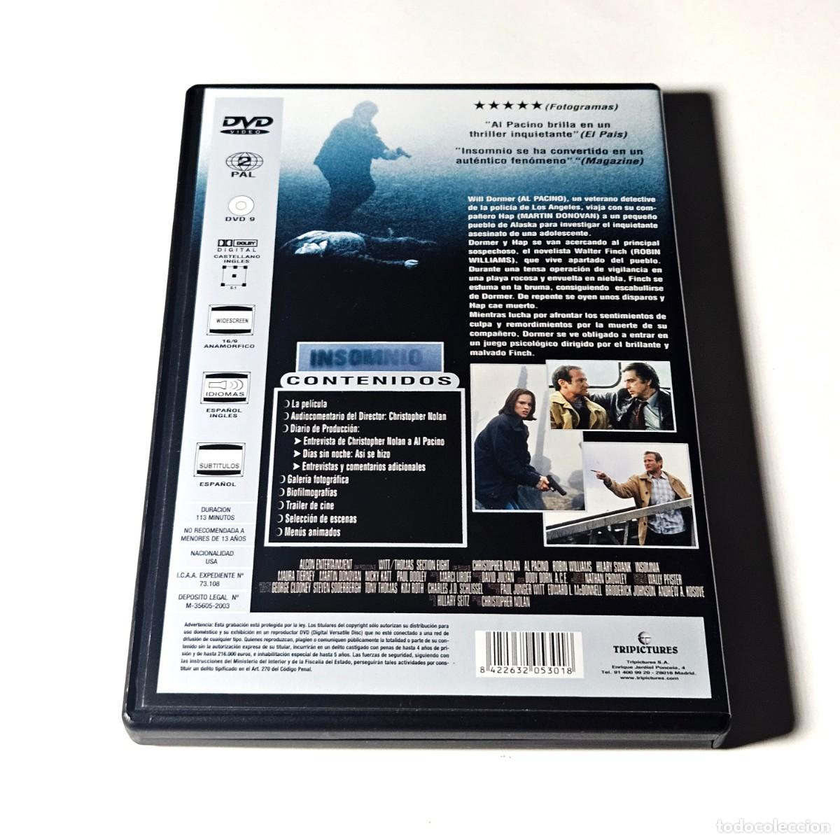 Cine: Insomnio (DVD) Christopher Nolan - Foto 2