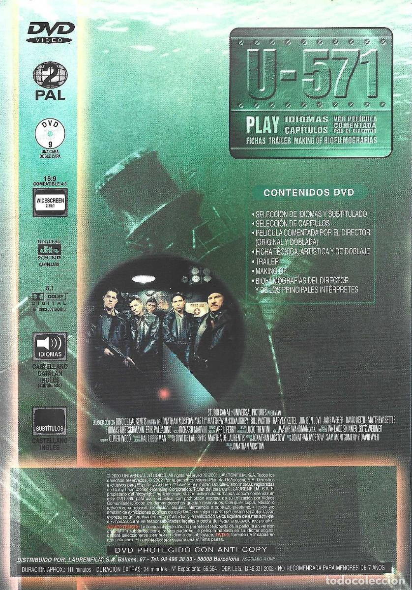 Cine: U - 571 (DVD) ........... - Foto 2