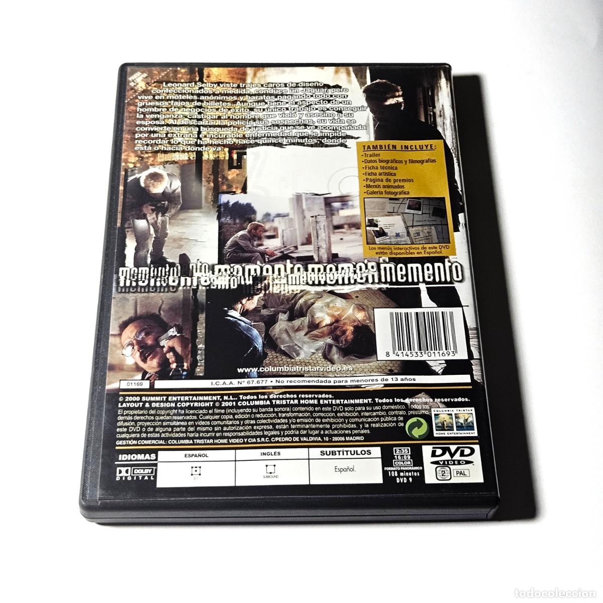 Cine: Memento (DVD) Christopher Nolan - Foto 2