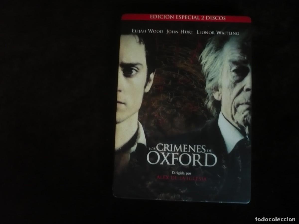 Cine: los crimenes de oxford - edicion especial 2 discos en caja metalica - dvd como nuevos