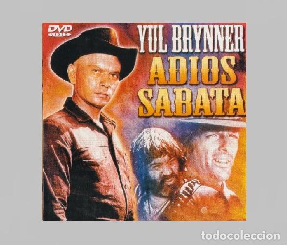 Cinema: �A290 - [DVD]. CLASICOS DEL OESTE. ADIOS SABATA. YUL BRNNER. PELICULA. CINE.