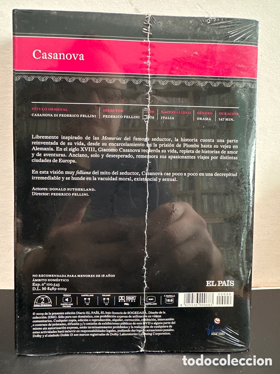Cine: Casanova (DVD) *Precintado* - Foto 2